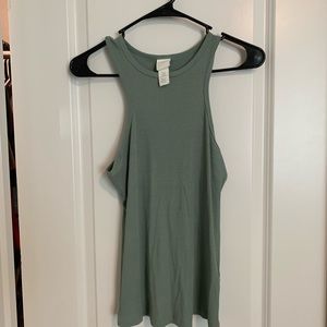 H&M NWOT Green tank size Medium